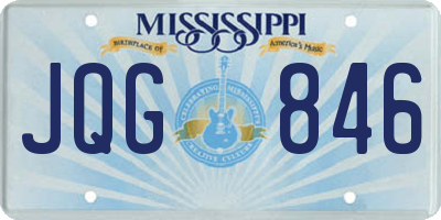 MS license plate JQG846