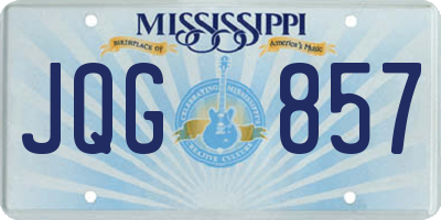 MS license plate JQG857