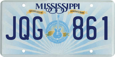 MS license plate JQG861