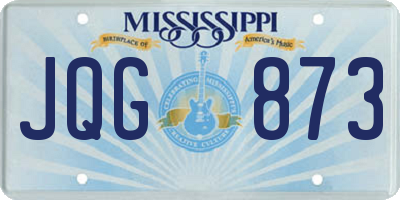 MS license plate JQG873
