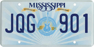 MS license plate JQG901