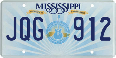 MS license plate JQG912