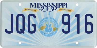 MS license plate JQG916