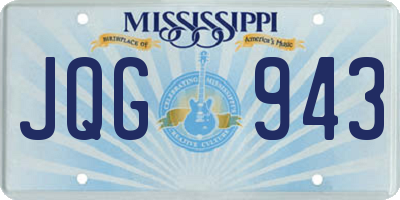 MS license plate JQG943