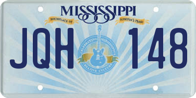 MS license plate JQH148