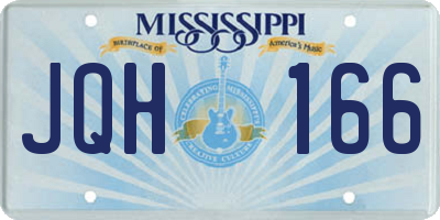 MS license plate JQH166