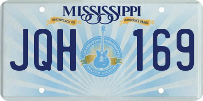 MS license plate JQH169