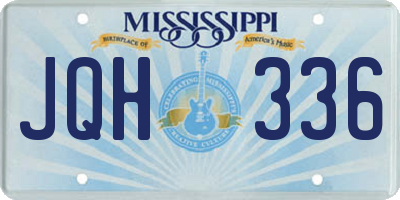 MS license plate JQH336