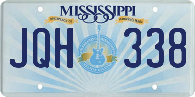 MS license plate JQH338