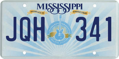 MS license plate JQH341