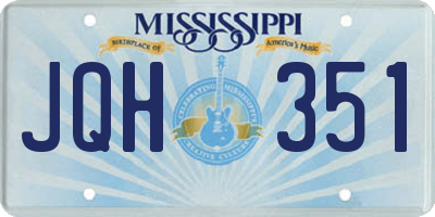 MS license plate JQH351