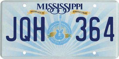 MS license plate JQH364