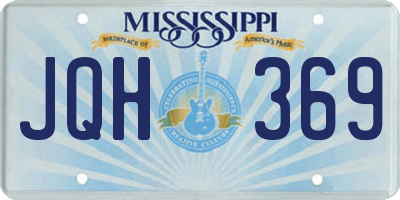 MS license plate JQH369