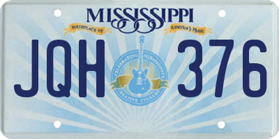 MS license plate JQH376
