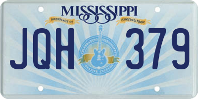 MS license plate JQH379
