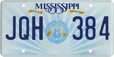 MS license plate JQH384
