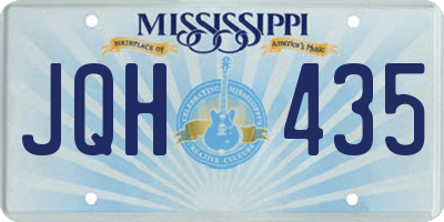 MS license plate JQH435