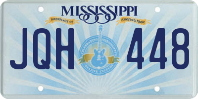 MS license plate JQH448