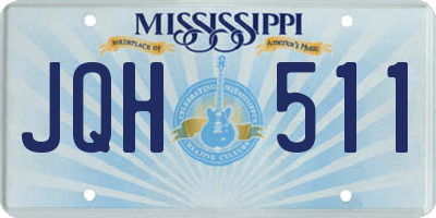 MS license plate JQH511