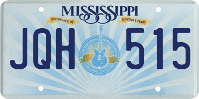 MS license plate JQH515