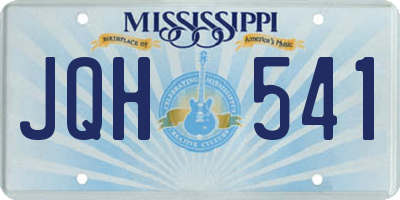 MS license plate JQH541
