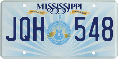 MS license plate JQH548