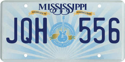 MS license plate JQH556