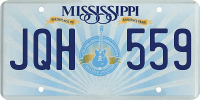 MS license plate JQH559
