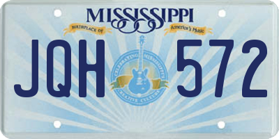 MS license plate JQH572