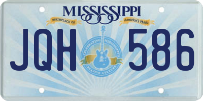 MS license plate JQH586
