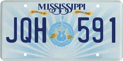 MS license plate JQH591