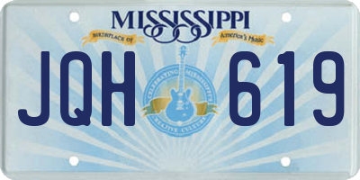 MS license plate JQH619