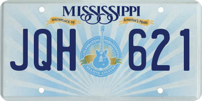 MS license plate JQH621