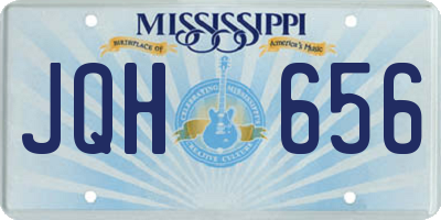MS license plate JQH656