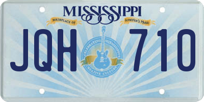 MS license plate JQH710