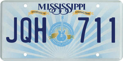 MS license plate JQH711