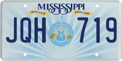 MS license plate JQH719