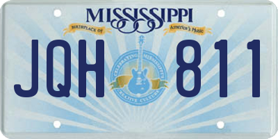 MS license plate JQH811