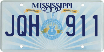 MS license plate JQH911