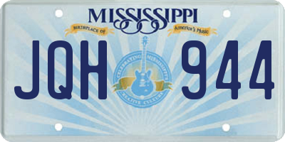 MS license plate JQH944