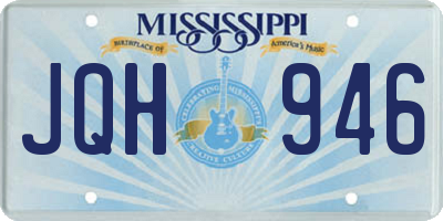 MS license plate JQH946