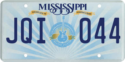 MS license plate JQI044