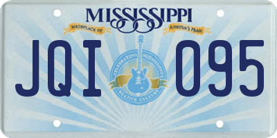 MS license plate JQI095
