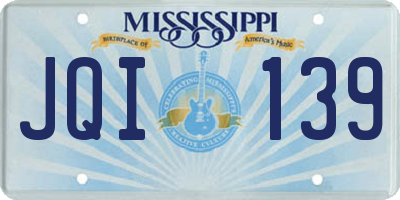 MS license plate JQI139