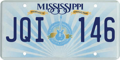 MS license plate JQI146