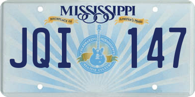 MS license plate JQI147