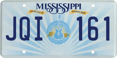 MS license plate JQI161