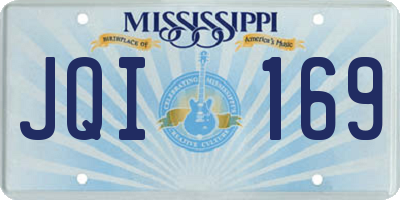 MS license plate JQI169