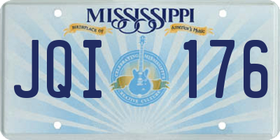 MS license plate JQI176