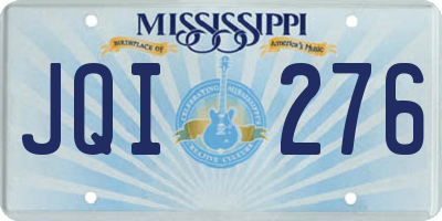 MS license plate JQI276